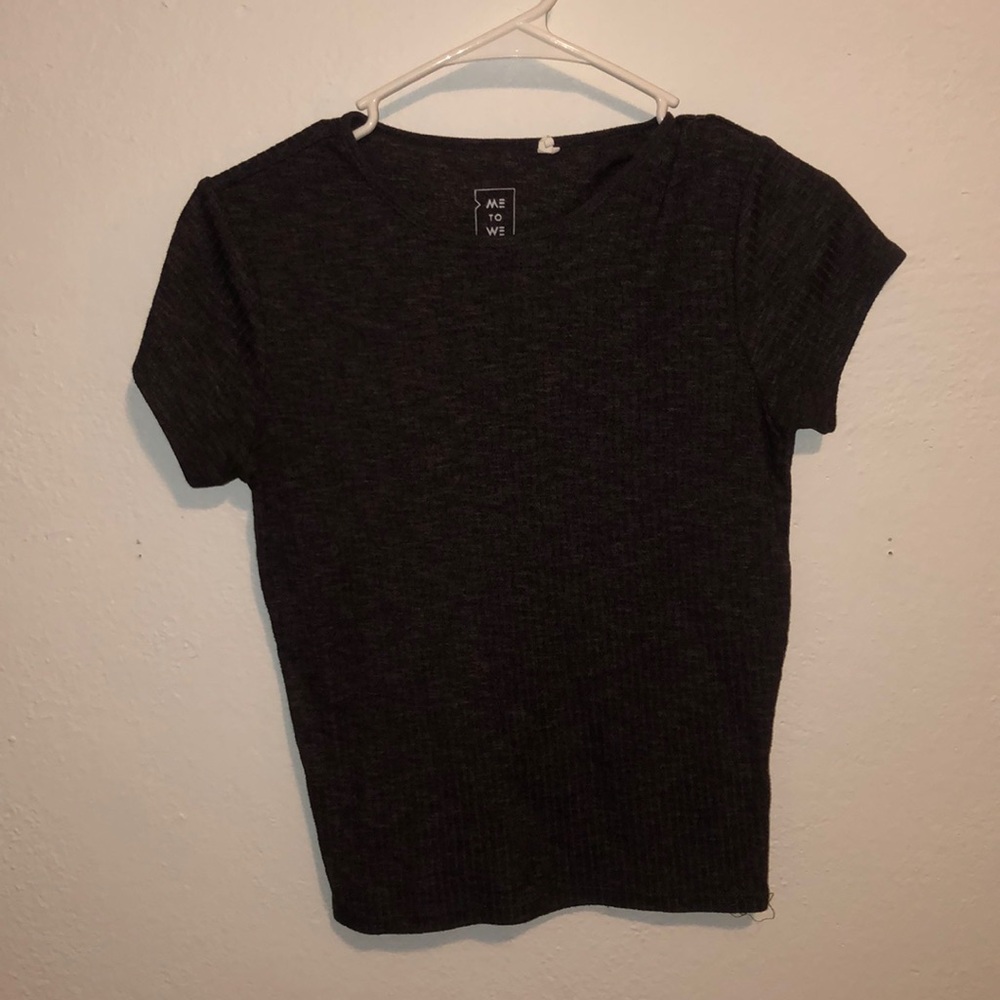 Maroon Crop Top